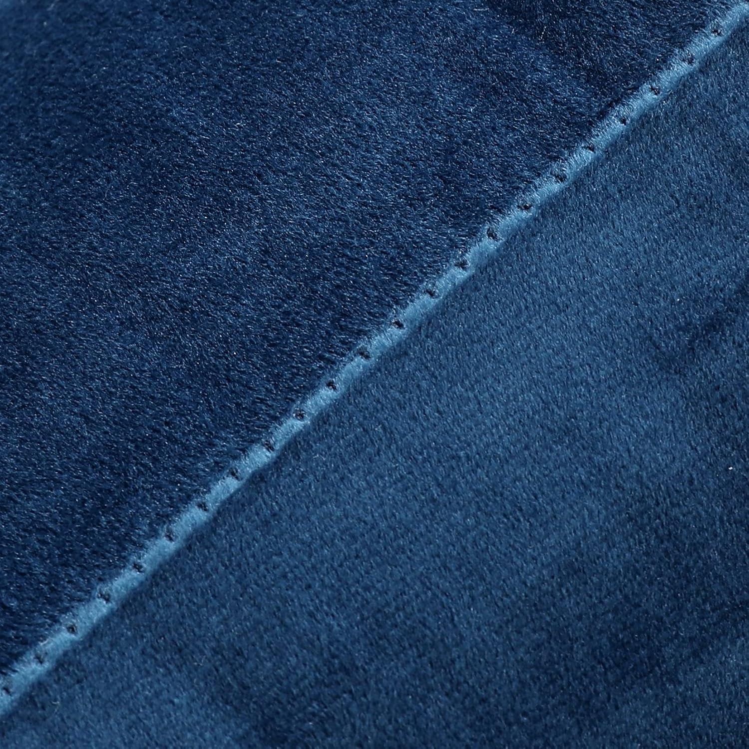 Decorative Throw Pillow Covers Velvet 18X18 Inch Pack of 2 Blue Cushion Covers Soft for Couch Sofa Bedroom Living Room Outdoor
